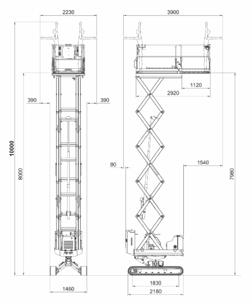 Scherenbühne Almac Bibi 1090 EVO – Bild 9